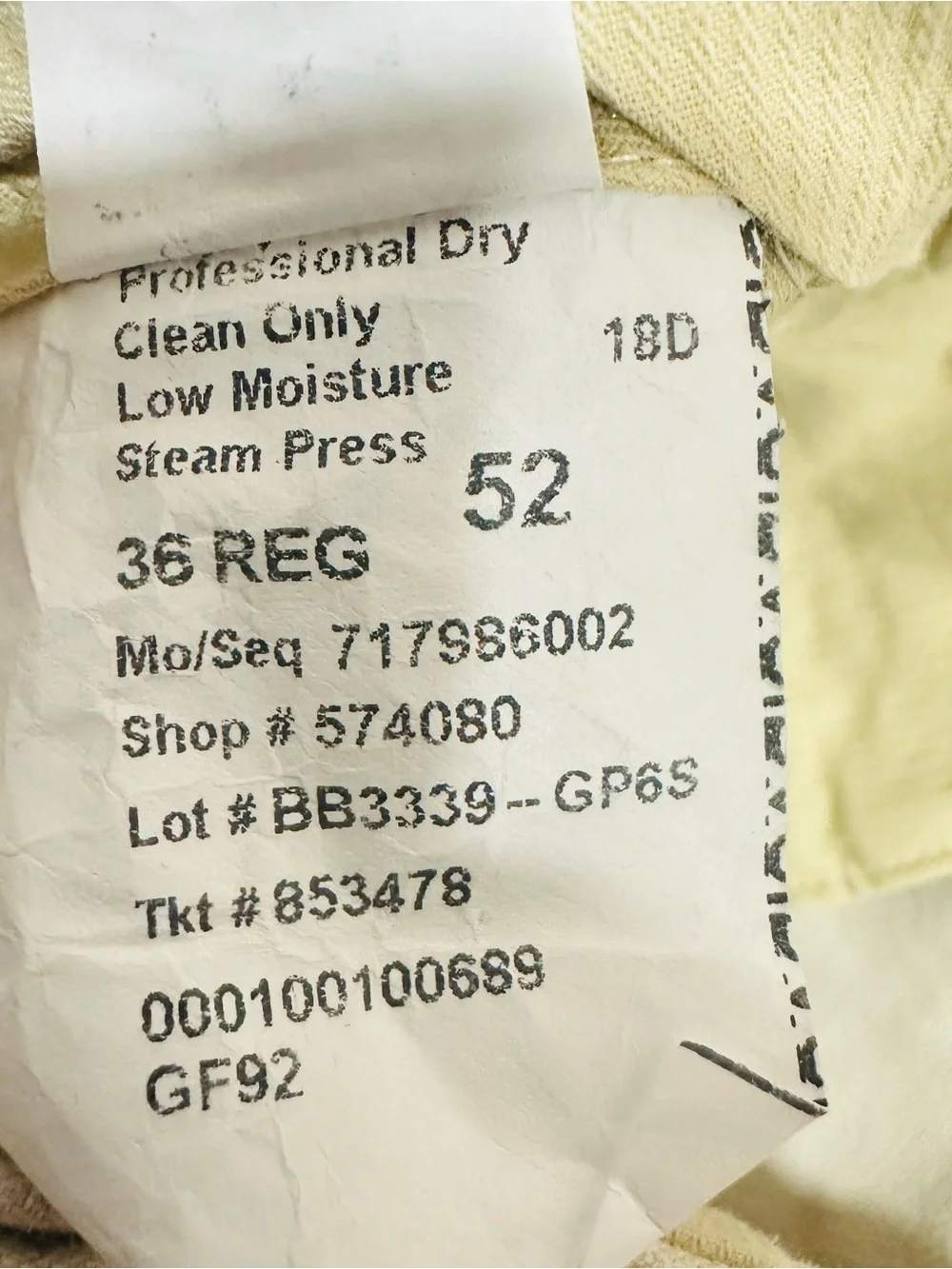Brooks Brothers Clark Baird McNuttish Linen Blend Pants Sz 36x29